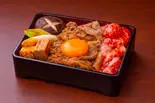 生卵付き すき焼き重 並（すき焼き重・スタミナ豚丼・タコライス にくやま食堂）