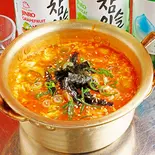 ホルモンキムチぞうすい Offal Kimchi Rice Porridge（コプチャンち 心斎橋店）