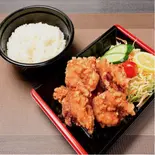 鳥唐揚げ定食（生そば 入船）