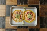 冷製シュリンプと自家製タルタルとワカモレ2P 単品（THE GOODMAN TACOS）