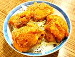 からあげペッパーマヨ丼（黒帯酒房）