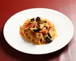 揚げナスとベーコン トマトソース（イタリアンレストラン トマト）