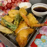天ぷらの盛り合わせ（もり屋 博多駅前2丁目店）