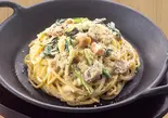たらこクリーム Cream Sauce with Cod Roe（てっぱんのスパゲッティ ミーナ天神店）