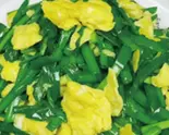 ニラと玉子炒め 韭菜炒鸡蛋(中華料理 香満楼)