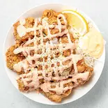 メガ盛り明太子マヨからあげ丼（デカ盛り弁当 はるき 大通店【唐揚げ弁当屋】）