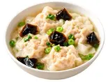 ピータン入り豚肉ワンタン（一頭板面）