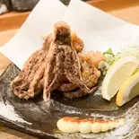 イカゲソ唐揚げ(焼鳥しょうじん平尾店)