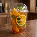 絶品ジュース Trà đào cam xả（1998coffeeベトナムコーヒー）
