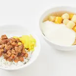 芋圓豆花+魯肉飯（台湾スイーツ 台湾九份芋圓 早稲田店）