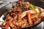 鶏の汁なし 鍋（黄鶴楼 餃子酒場）