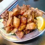 ハラミとタンモトの炙り（串屋横丁浅草橋2号店）