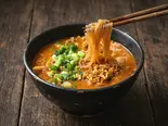 具材が選べる！うま辛山椒ザーサイのしらたきスープ トッピング青ねぎ・フライドオニオン（風邪・胃腸炎の回復に お粥小屋 健康お粥専門店）