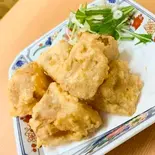 おでん大根の天ぷら（焼鳥・おでん KUSIO 寺田町店）