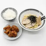 油そばセットB(油そばと唐揚げとライス)(油そば・まぜそば ロマン布施店)