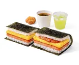 【朝得】モーニングセットB「Morning Set B」（ポーたま 博多マルイ店 【沖縄発ポーク卵おにぎり専門店】）