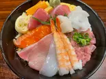 海鮮ちらし(赤身、サーモン、ネギトロ等)(つきじ板前ダイニング斬)