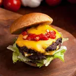 ダブルチーズバーガー Double Cheese Burger（Cafe EL DOMINGO）