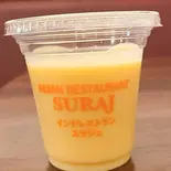 マンゴーラッシー mango Lassi（インド料理レストランSURAJ西田辺店）