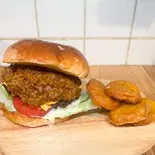 キーマカレーバーガー ナゲットセット（中洲バーガー(中洲ホルモンセンター)）