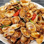 辣炒花蛤/アサリのピリ辛炒め(丁記美食城)