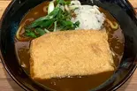 大判きつねカレーうどん(醤屋万吉のうどん)
