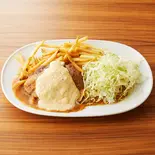 タルタルハンバーグ弁当(生姜キング 浅草橋本店)