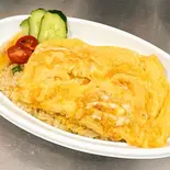 焼き飯海鮮タイ風チャーハンシーフード+タイ風目玉焼きข้าวผัดทะเล+ไข่เจียว(PINTO)