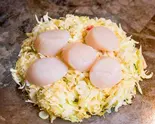 貝柱玉 Scallap Cake(ぽんぽこ亭 (狸狸亭)天満橋店)