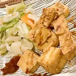 厚揚げ＆浅漬けキャベツ添え（なんちゃ）