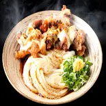 (温)焦がしチーズ山盛りザンギうどん（ザンギとうどんの専門店 一久 狸小路本店）