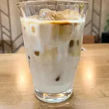 アイスカフェラテ(cafe ふぅ)