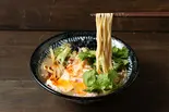 超熟成寝かし旨味麺(煮干＆パクチー)（志奈そば田なか）