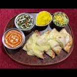 2カレチーズナンお弁当セットNew 2  curry cheese Nan bento set（インド＆タイ料理スマイル Indian ＆ Thai restaurant ＆Bar~Smile）