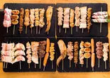 焼き鳥おまかせ38本盛り合わせ Assorted Yakitori 38 Skewers（焼き鳥 お持ち帰り専門店 すがもと）