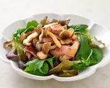 手作りベーコンとキノコのサラダ（ワンダフル食堂inみずいろ）