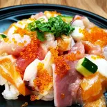 海鮮づけ丼（寿司スタンドとらず。西本町店）