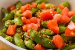 枝豆のガーリック炒め Edamame ＆ Garlic Stir-Fry（エスニック食堂オルオル ethnic diner'OLU'OLU）