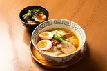 エビ味玉塩そばセット(秋刀魚中華そば生粋)