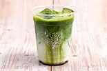 濃厚抹茶ラテ(アイス) green tea latte(hana-no-ki coffee)