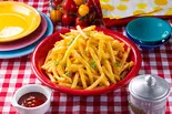 山盛りポテトフライ（バーガーズカフェグリル フクヨシ 墨田）
