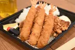 ジューシーBIG唐揚げ＆エビフライ弁当（【大盛り無料！！】ジューシー唐揚げ弁当 玉ちゃん食堂）