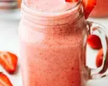 M ストロベリーミルクスムージー Strawberry Milk Smoothie(台湾唐揚げ ジーパイ先生 王子店 Taiwanese Fried Chicken FAST FOOD)