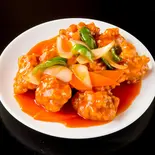 鶏肉甘酢あんかけ Chicken Topped with Sweet Vinegar Starchy（上海亭 梅島店）