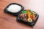 牛カットステーキミックス弁当（宮本むなし 地下鉄東三国駅前店）