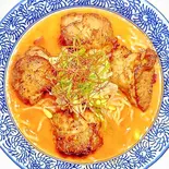 スパイシーフライドチキンラーメン Spicy fried chicken ramen（HALAL AND VEGAN RAMEN DATTEBAYO Asakusa）