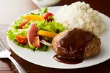 ハンバーグプレート（バーガーズカフェグリル フクヨシ 墨田）