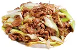 羊肉と長ネギの炒め(葱爆羊肉)（中華料理 玉仙楼 大塚店）