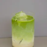 ホット掛川抹茶ココナッツラテ（浅草茶屋たばねのし原宿 抹茶クレープ 抹茶ラテ【和クレープ専門店】）