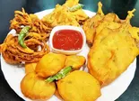 Vegetable Bhaji 野菜バジ 990円(ニルワナム 南インド料理レストラン 神谷町店 Nirvanam South Indian restaurant Kamiyacho branch)